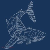 Mechanical Shark 25L Jumbo Tote