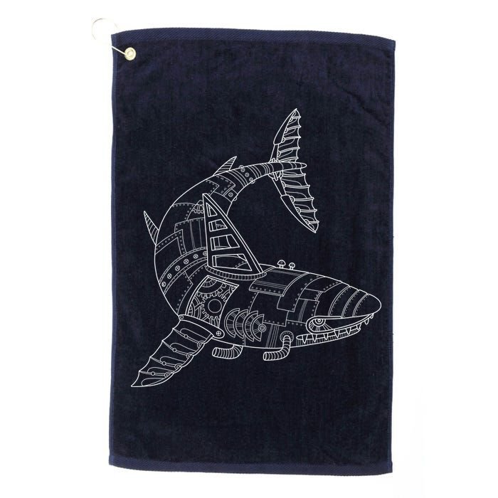 Mechanical Shark Golf Towel