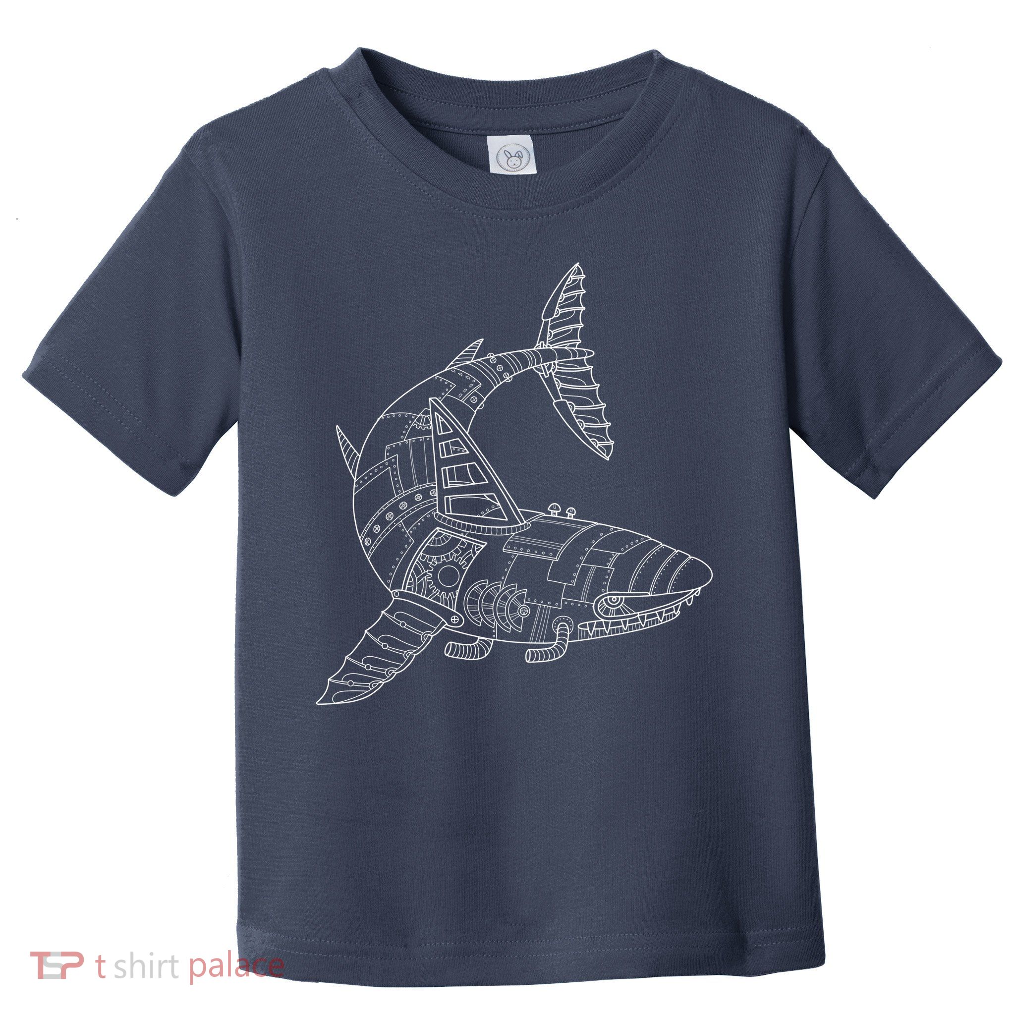 Mechanical Shark Toddler T-Shirt