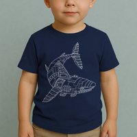 Mechanical Shark Toddler T-Shirt