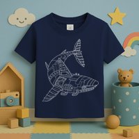 Mechanical Shark Toddler T-Shirt