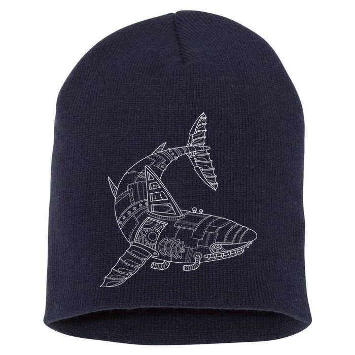 Mechanical Shark Short Acrylic Beanie