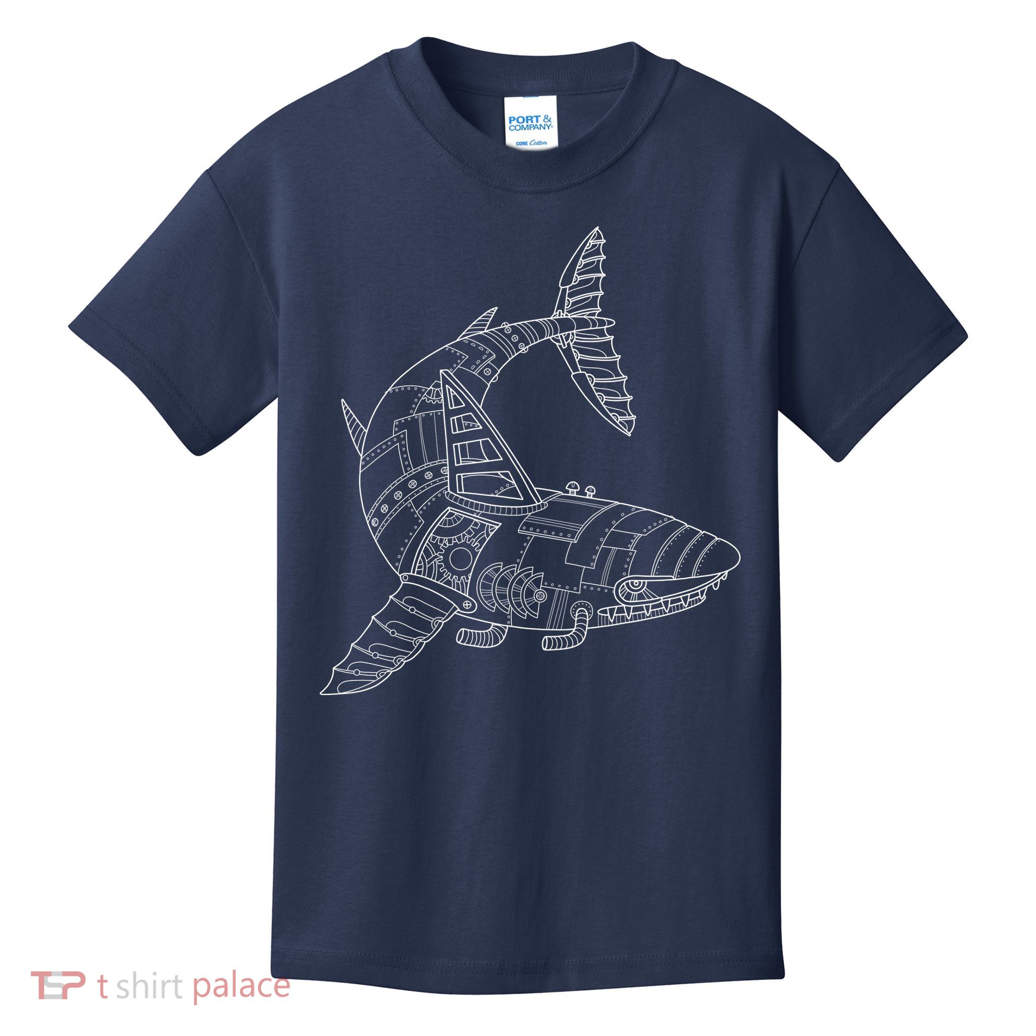 Mechanical Shark Kids T-Shirt