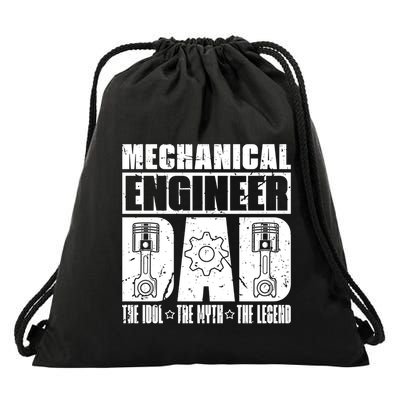 Mechanical Engineer Dad The Engineering Mechanical Engineer Gift Drawstring Bag