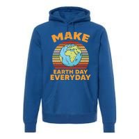 Make Earth Day Everyday Planet World Environtalist Gift Premium Hoodie