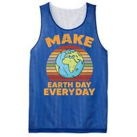 Make Earth Day Everyday Planet World Environtalist Gift Mesh Reversible Basketball Jersey Tank