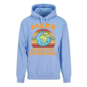 Make Earth Day Everyday Planet World Environtalist Gift Unisex Surf Hoodie