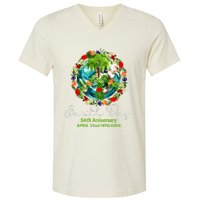 Mother Earth Day 54th Anniversary 1970 2024 Save Planet V-Neck T-Shirt