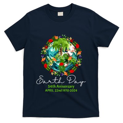 Mother Earth Day 54th Anniversary 1970 2024 Save Planet T-Shirt