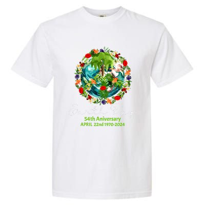 Mother Earth Day 54th Anniversary 1970 2024 Save Planet Garment-Dyed Heavyweight T-Shirt