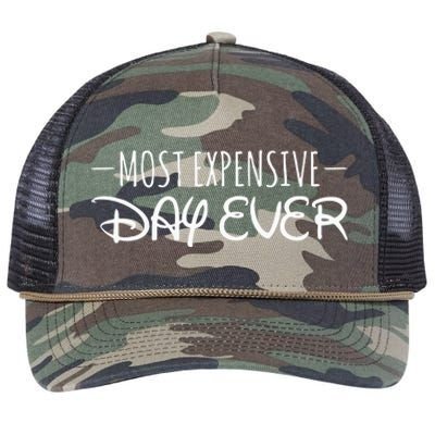 Most Expensive Day Ever Funny Retro Rope Trucker Hat Cap