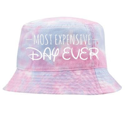 Most Expensive Day Ever Funny Tie-Dyed Bucket Hat