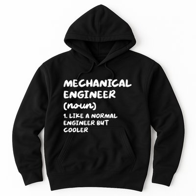 Mechanical Engineer Definition Funny Engineering Hoodie