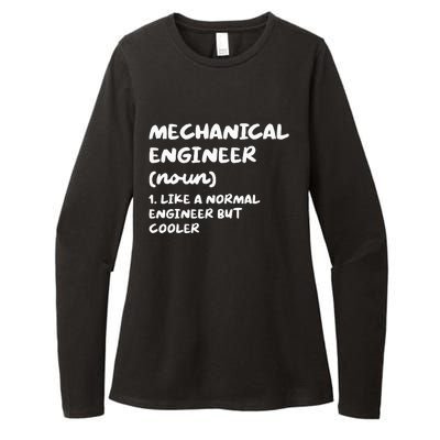 Mechanical Engineer Definition Funny Engineering Womens CVC Long Sleeve Shirt