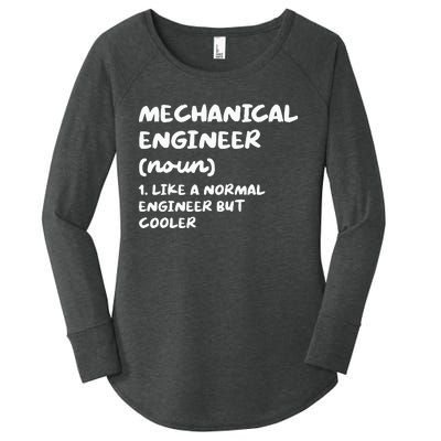 Mechanical Engineer Definition Funny Engineering Women's Perfect Tri Tunic Long Sleeve Shirt