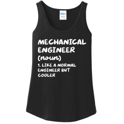 Mechanical Engineer Definition Funny Engineering Ladies Essential Tank