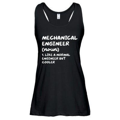 Mechanical Engineer Definition Funny Engineering Ladies Essential Flowy Tank