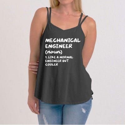 Mechanical Engineer Definition Funny Engineering Women's Strappy Tank