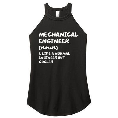 Mechanical Engineer Definition Funny Engineering Women's Perfect Tri Rocker Tank