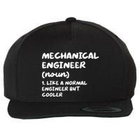Mechanical Engineer Definition Funny Engineering Wool Snapback Cap