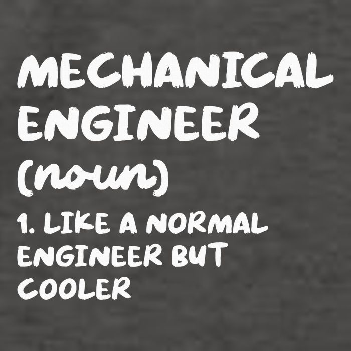 Mechanical Engineer Definition Funny Engineering Vector Backpack