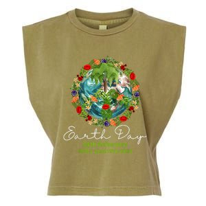 Mother Earth Day 54th Anniversary 1970 2024 Save Planet Garment-Dyed Women's Muscle Tee