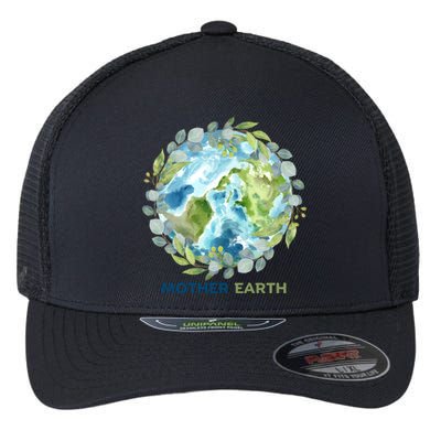 Mother Earth Day Planet April 22 Earth Day Great Gift Flexfit Unipanel Trucker Cap