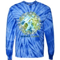 Mother Earth Day Planet April 22 Earth Day Great Gift Tie-Dye Long Sleeve Shirt