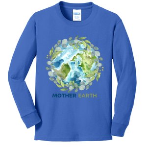 Mother Earth Day Planet April 22 Earth Day Great Gift Kids Long Sleeve Shirt