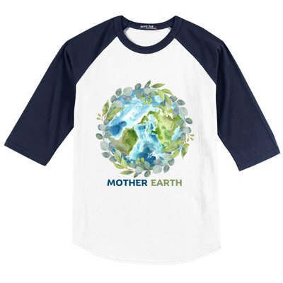 Mother Earth Day Planet April 22 Earth Day Great Gift Baseball Sleeve Shirt