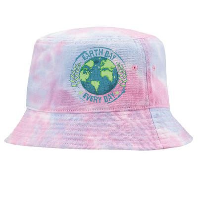 Make Every Day Earth Day Environmental Climate Awareness Tie-Dyed Bucket Hat