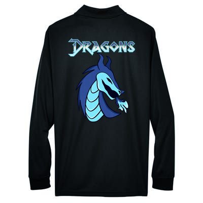 Metro East Dragons Performance Long Sleeve Polo