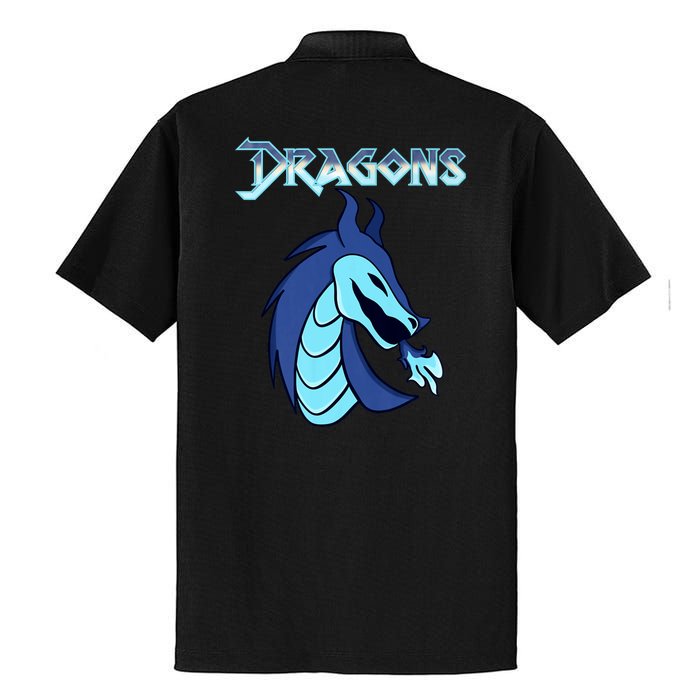 Metro East Dragons Dry Zone Grid Polo