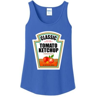 Mustard Easy DIY Halloween Couples Costume Condiment Gift Ladies Essential Tank