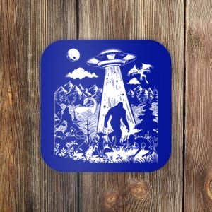 Moth Elf Dog Bigfoot Alien Loch Ness Cryptid Creature Gift Coaster