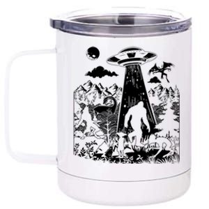 Moth Elf Dog Bigfoot Alien Loch Ness Cryptid Creature Gift 12 oz Stainless Steel Tumbler Cup