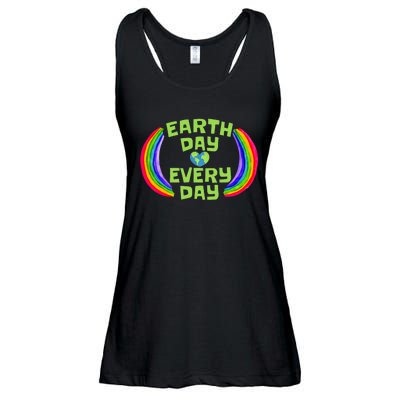 Make Every Day Earth Day Save The Planet Environmental Ladies Essential Flowy Tank