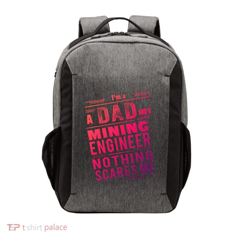 Mining Engineer Dad Gift Vector Backpack