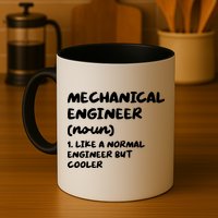 Mechanical Engineer Definition Funny Engineering Coffee Mug