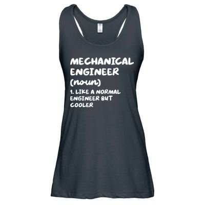 Mechanical Engineer Definition Funny Engineering Ladies Essential Flowy Tank