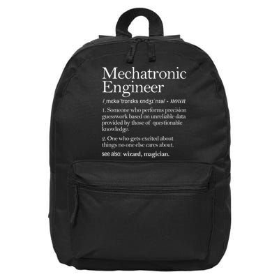 Mechatronic Engineer Definition Apparel, Engineering Premium 16 in Basic Backpack