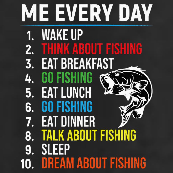 Me Every Day Funny Fishing For Men Fisherman Cool Comfort Performance Bucket Hat