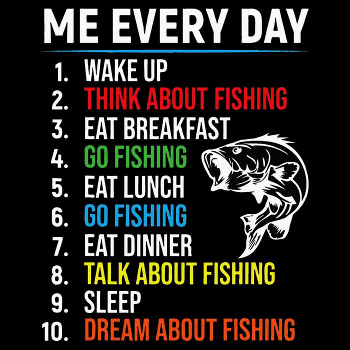Me Every Day Funny Fishing For Men Fisherman Cooling Performance Crew T-Shirt