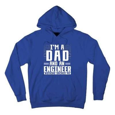 Mechanical Engineering Dad Fathers Day Civil Engineer Gift Tall Hoodie