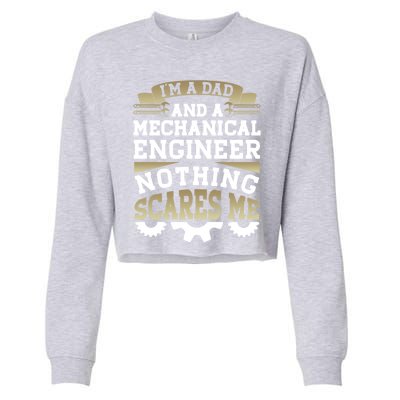 Mechanical Engineer Dad Engineering Quotes Accessories Cool Gift Cropped Pullover Crew