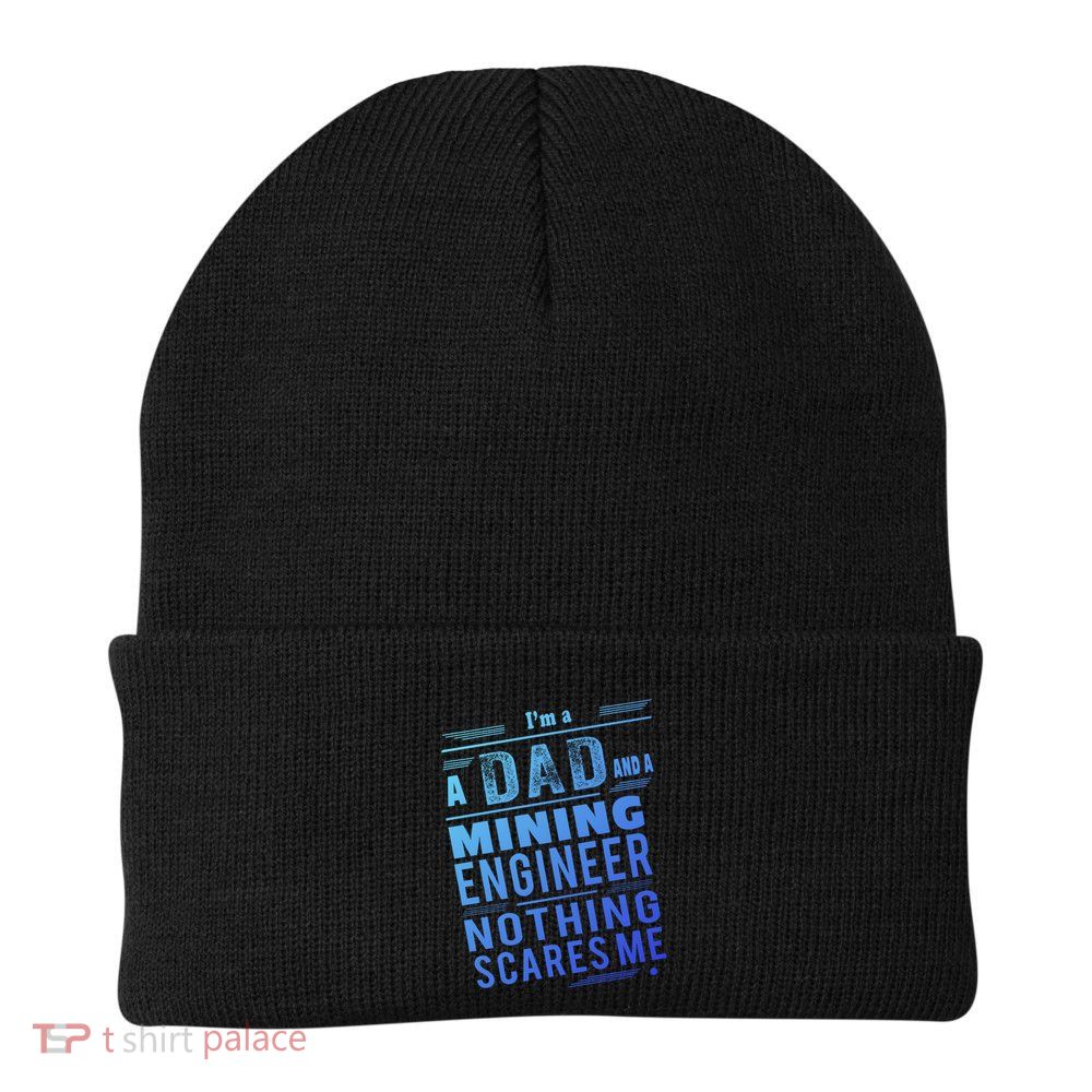Mining Engineer Dad Gift Knit Cap Winter Beanie