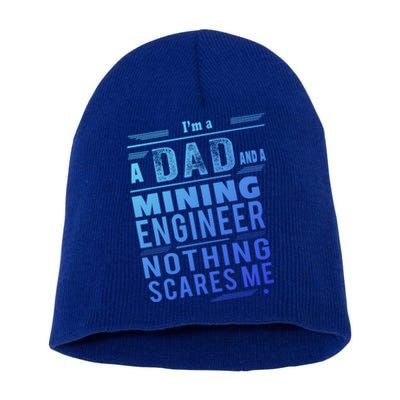 Mining Engineer Dad Gift Short Acrylic Beanie