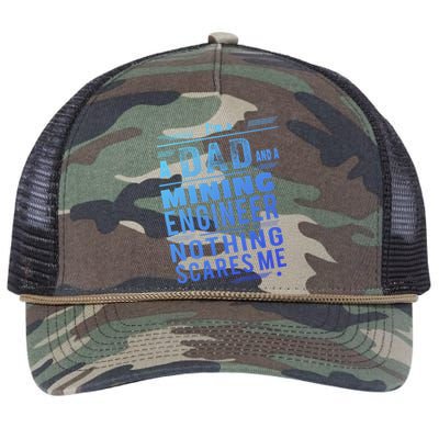 Mining Engineer Dad Gift Retro Rope Trucker Hat Cap