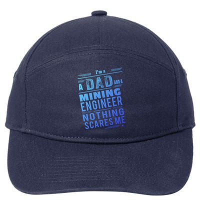 Mining Engineer Dad Gift 7-Panel Snapback Hat