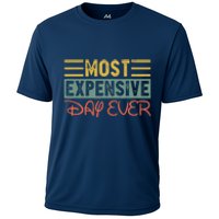 Most Expensive Day Ever Vacation Travel Funny Saying Cooling Performance Crew T-Shirt